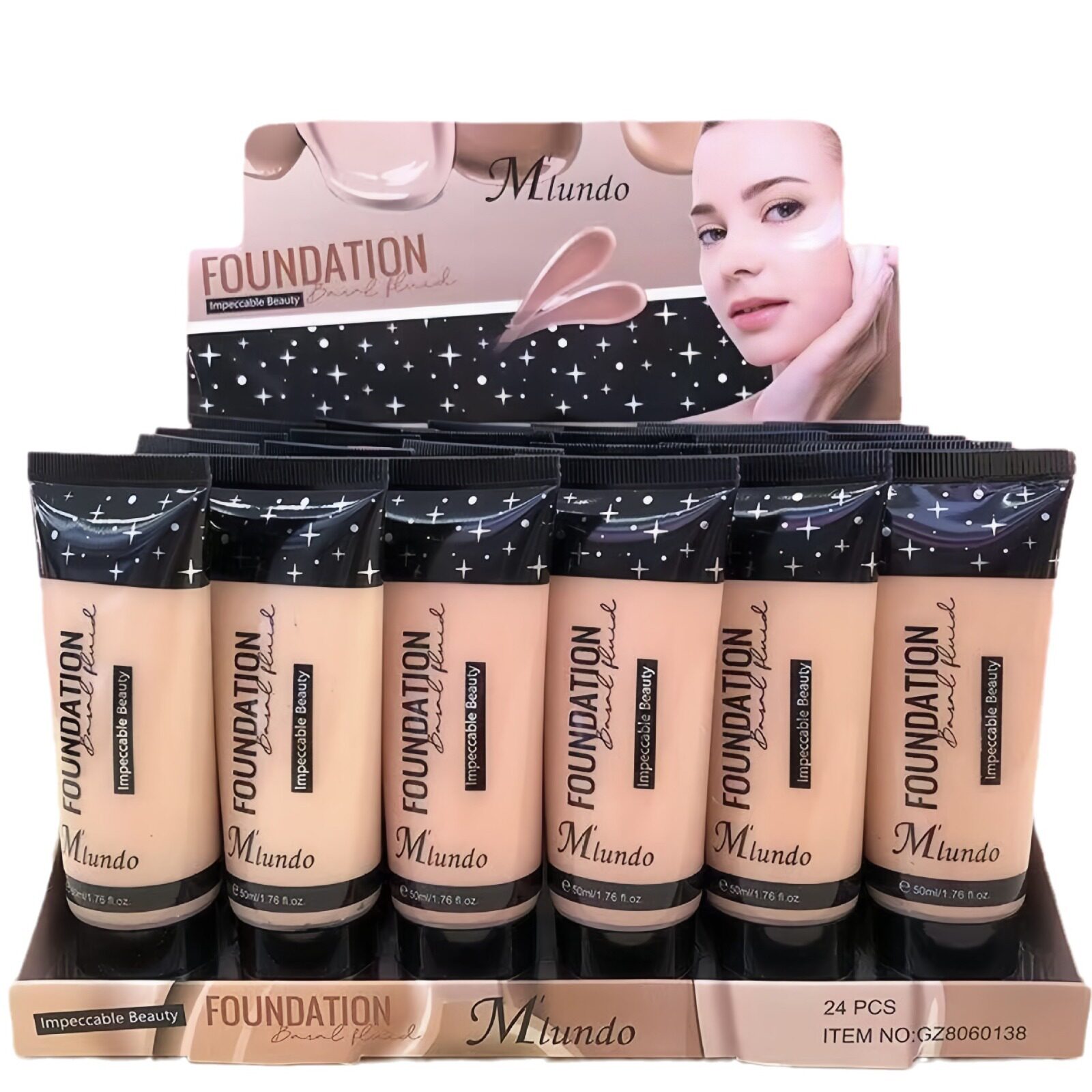 Mlundo Waterproof Sweat-proof Concealer Foundation Modified Tear Groove Shadow Three-dimensional Lasting Makeup