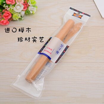 Beech Rolling Pin rolling pin dumpling stick dumpling making tool suit kitchen stall supermarket 2 yuan Shop Wholesale