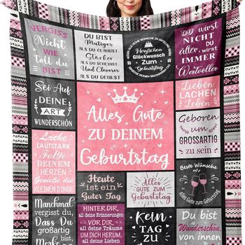 Jat Dropshipping Birthday Gifts for Ladies, Blankets for Mom, Girls, Wives, Sisters, Girlfriends, and Colleagues