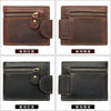 Margaret 2023 New Retro Fashion Wallet Driver's License Wallet First Layer Cowhide Men's Wallet Thin Section