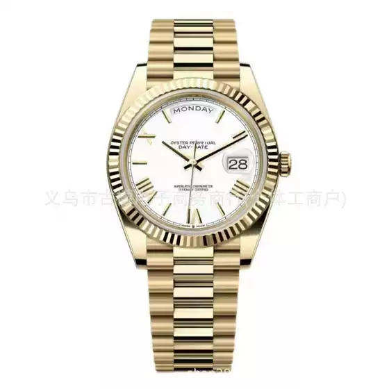 New Model Rolex Aaa Men's Watch, Day-Date Type, Dual Calendar, Fully Automatic Mechanical Watch Wholesale