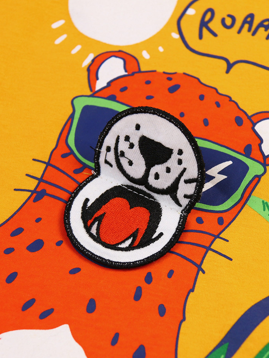 Kids' Short-sleeve Set, Summer Cotton Cartoon Kids' Clothing, Trendy Boys' 2-piece Outfit