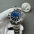 White steel gradually turns blue
