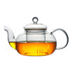 High Borosilicate High Temperature Resistant Transparent Glass Flower Teapot with Filter Liner Soaking Teapot Household Electric Pottery Stove Teapot