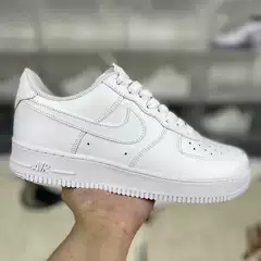 Pure White Air Force One First Layer Cowhide AF1 Black Samurai All White Classic Low-top White Shoes Couple's Sports Sneakers