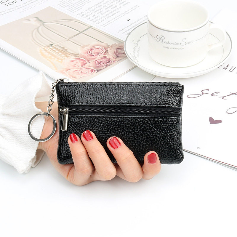 New Women's Coin Purse Zipper Mini Handbag Pocket Key Coin Bag Pocket Small Bag Short Wallet