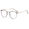 Cold Tea-Colored Prescription Glasses for Women, Available in Ultra-Light, Natural Look, Suitable for Round Faces, Trendy Korean-Style Frames