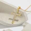Yellow Gold Cross Necklace