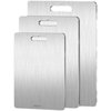 316 Stainless Steel Cutting Board Thickeneded Antibacterial and Mildew Proof Household Cutting Board and Panel Kitchen Cutting Board Large Rolling Panel
