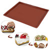 Food-Grade Silicone Cake Roll Mold for Oven, Food-Grade Swiss Roll Mat, Nougat Baking Tray, Hand Baking Tool