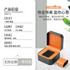 Octagonal leather watch box PU leather watch packaging gift box Green watch box Watch bracelet storage portable watch box
