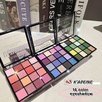 # Earth color# Make your makeup more colorful eyeshadow plate Capel 16 color colorful eyeshadow cross-border style