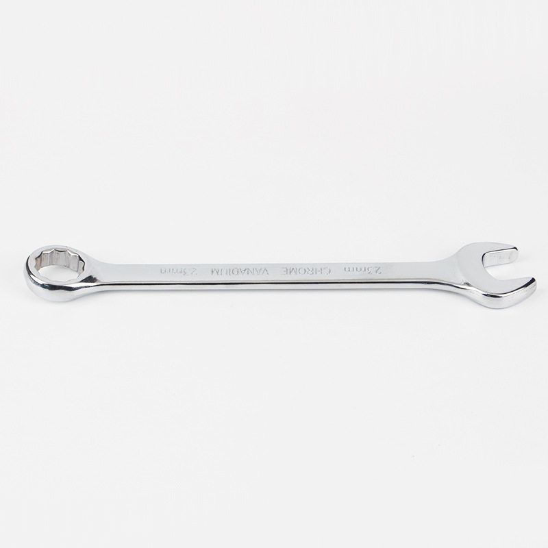 梅花开口两用镜面45#碳钢扳手精抛镀铬呆梅双头中性手动扳手汽修