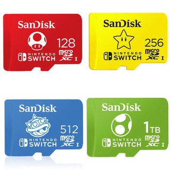 Sandisk Tf Card 128g 256g 512g 1t Nintendo Switch Game Memory Card U3