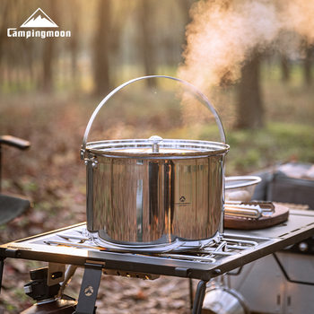 Coman CC-24 composite stainless steel large capacity Dew 5.9 L picnic cooker cooking and boiling water outdoor camping soup pot