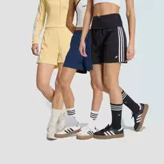 American style trendy three bar sports pants for women in summer, high waisted and slimming, simple and casual loose three quarter pants