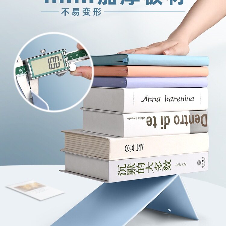 2-Piece Bookend, Simple Large Book Holder, Bookend, Student Use Telescopic Bookend, Desktop Storage and Fixed Simple