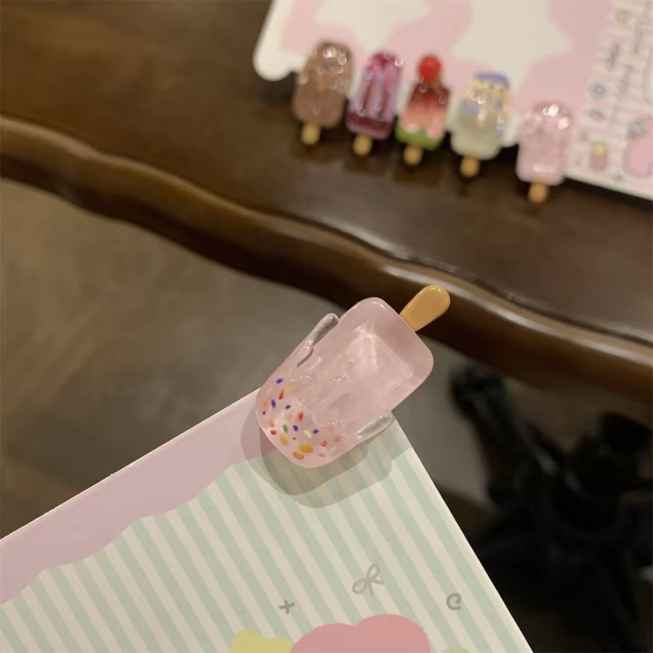 可爱迷你冰淇淋发夹创意搞怪雪糕碎发刘海夹卡通ins风高颜值发卡