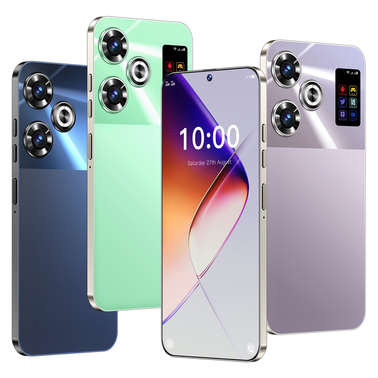 新爆款M6 PRO跨境7.3寸16+1T安卓一体机智能外贸手机源头可代发