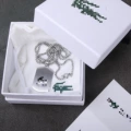 200 silver necklace + box