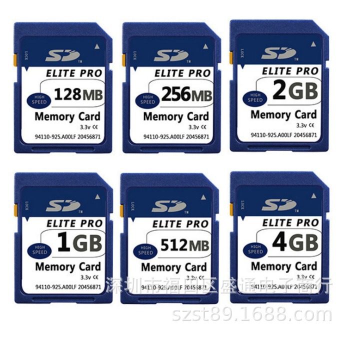 Advertising machine 128MB256MB512MB memory card 1G Car Diagnostic led controller memory card 4GSD card 2G