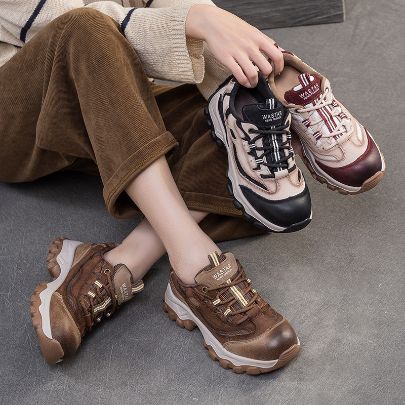 Giày Thể Thao Nữ Đế Cao Hàng Mùa Xuân Thu Đông