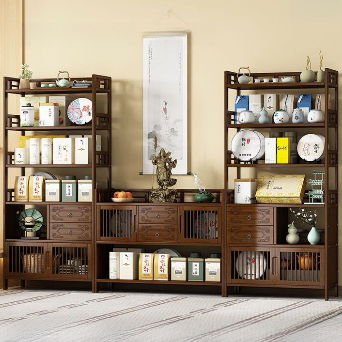 Side Cabinet, Sofa, Corner Table, Small Tea Cabinet, Solid Wood Tea Set, Tea Storage Cabinet, Tea Cabinet, Storage Rack, Tea Table, Coffee Table