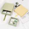 Drawer type jewelry storage box anti-oxidation PE film suspension box jewelry display box bracelet jewelry box source factory