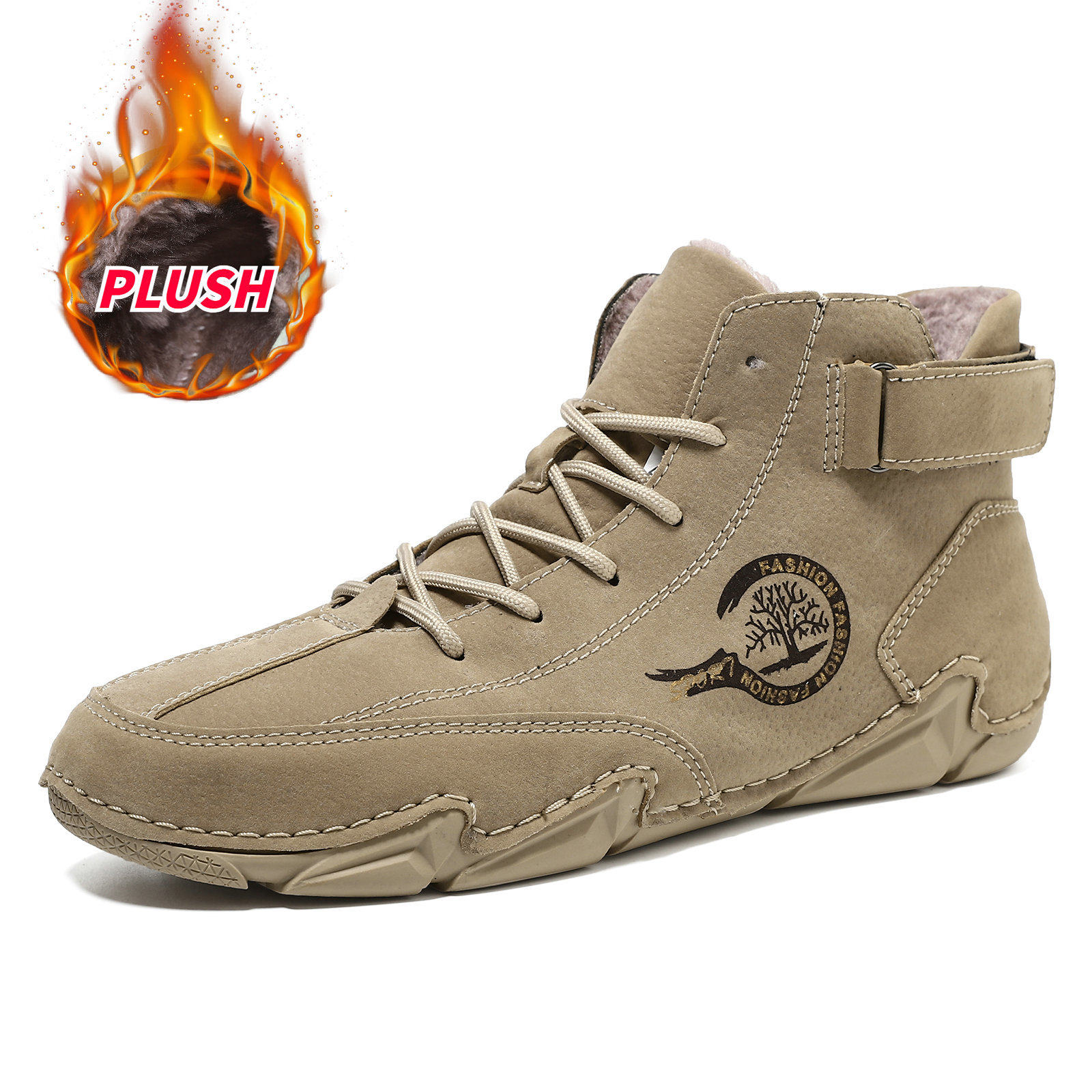 Giày cotton kaki c22377 M
