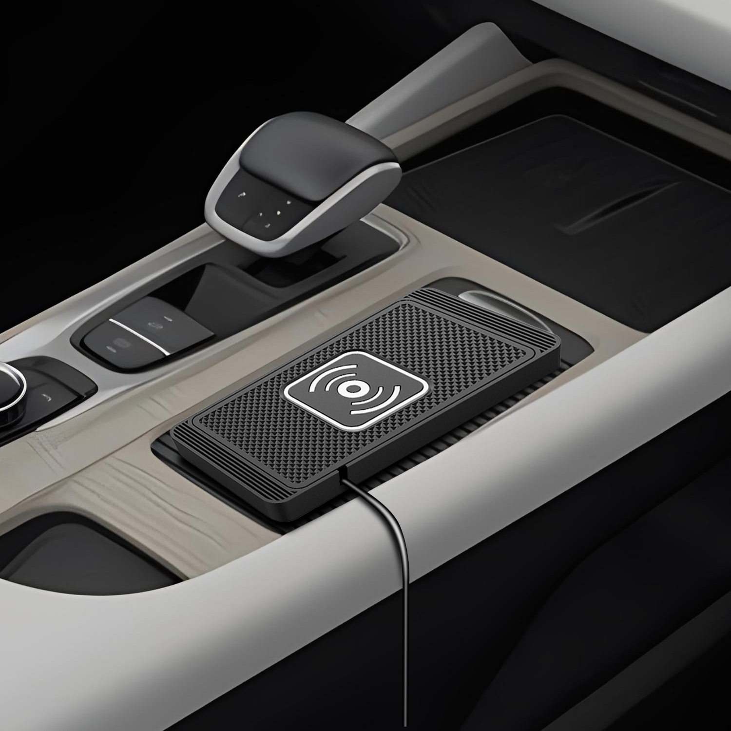 Car wireless charging modification anti-slip mat charging board car wireless charging mobile phone flash charging foreign trade cross-border intelligent induction