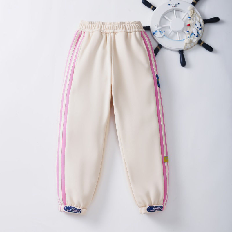 Fleece-lined Kids' Pants, Winter Thick Warm Boys' Trousers, Toddler Casual Pants