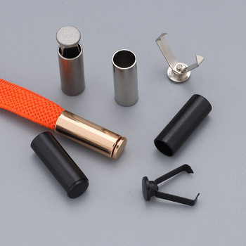 Wholesale Metal Tail Clip Buckle Cylindrical Straight Bell Wear Rope Buckle Sweatshirt Pants Slip Buckle Cap Rope Drawstring Clip Buckle