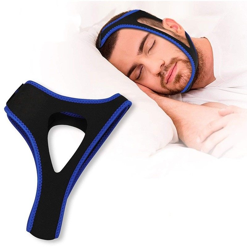 Anti-Snoring Artifact Bandage Anti-Snoring Device Diving Material Triangle Belt Aid Snoring Turn-over Mouth Breathing Corrector