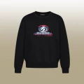 B1098 round neck black