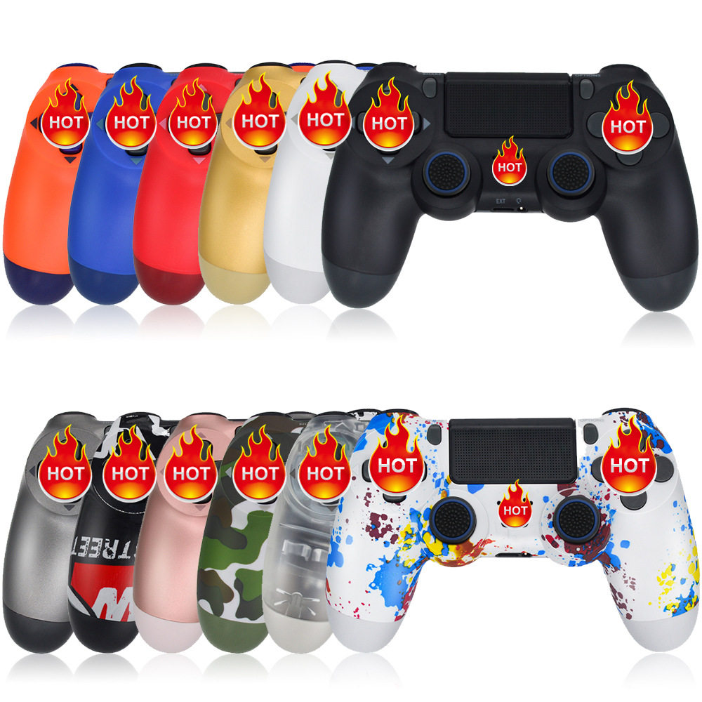 Manufacturer's Cross-Border Popular Wireless Controller P4 Six-Axis Vibration with Light P4 Gaming Computer Dazzling Light Game Console
