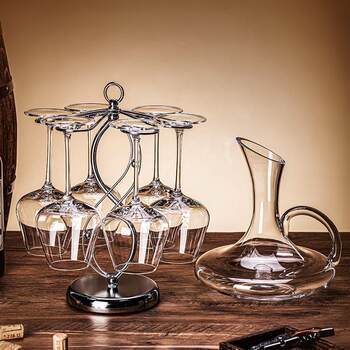 Crystal Red Wine Cup, Accessible Luxury Goblet, Decanter Set, Home Burgundy Wine Glass, High Appearance