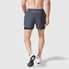 Fake Two-Piece Sports Shorts Men's Running Shorts Quick-Drying Breathable Back Waist Reflective Pocket Marathon Running Shorts
