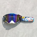 Flower blue frame blue piece white nose (6.5 double layer anti-fog)