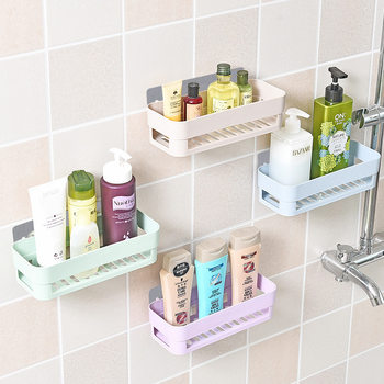 Bathroom wall-mounted storage rack punch-free seamless suction Wall toiletries storage rack toilet toilet storage rack