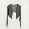Sun Protection Mulberry Silk Cardigan Thin Women's Summer Elegant Fine Wool Knitted Long-Sleeved Short Air-Conditioning Shirt Shawl Waistcoat