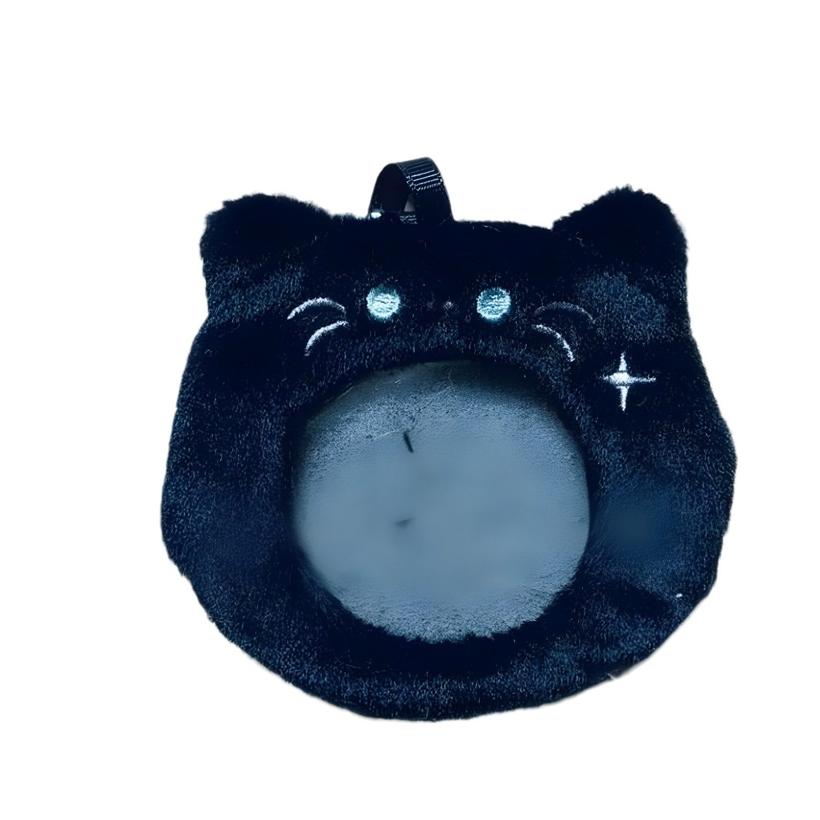 Meow Fox Fox Plush Meow Bag Pendant Small Pain Card Bag Transparent Card Case Display Bag Campus Card Case