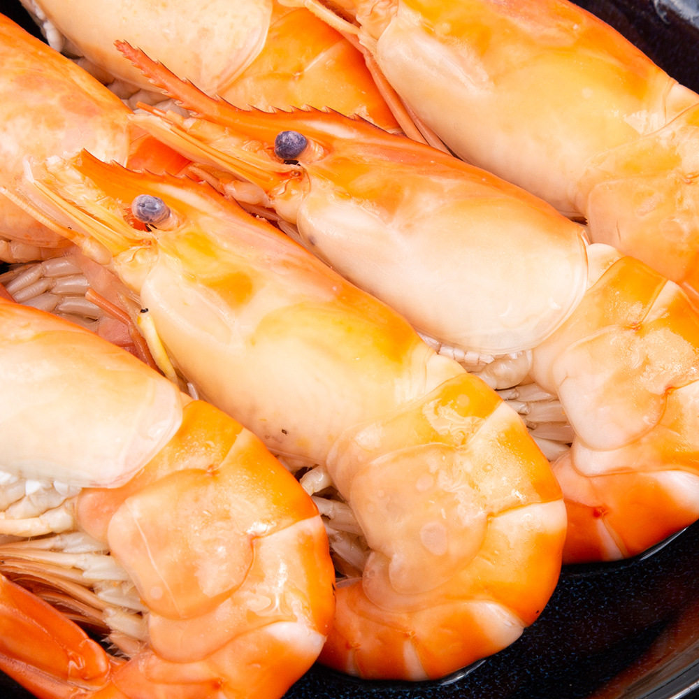 Fresh Cooked Frozen Langostino Shrimp, Quick-Frozen Freshwater Prawns, Cooked Frozen Large-Headed Prawns, Frozen Langostino Prawns, Whole Box Commercial Wholesale