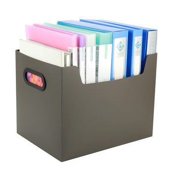 Kangbai Student Book Desktop Organizer Foldable Storage Box Home Office Large Capacity Vertical Storage Box