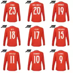 2026 World Cup Long-Sleeved Football Jersey Portugal Ronaldo Spain Rafinha Mexico Lembidi Jersey
