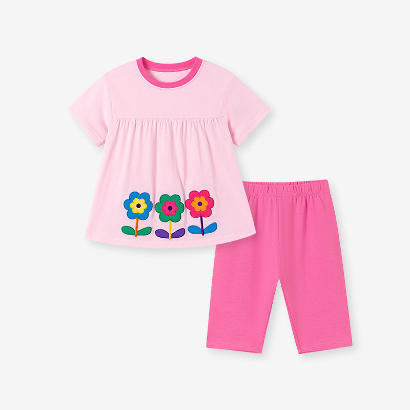 Source Factory Autumn Girls' Set Wholesale, [Style] Long-sleeve Baby Set, Bow Kids' Outfit