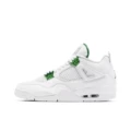 Aj4-white and green buckle