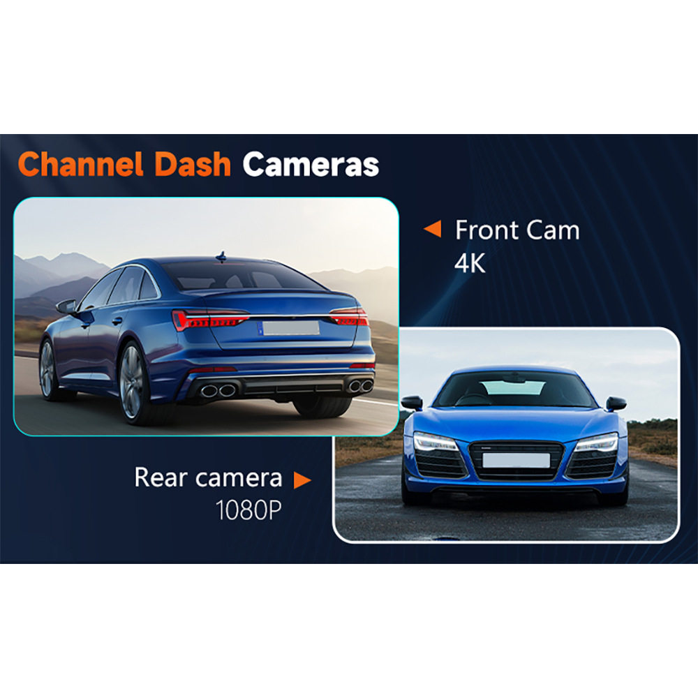 2025 New Model Starlight Ii Dash Cam with Dual Front and Rear Recording Dvr, High-Definition Hdr, Factory Front and Rear Video Recording