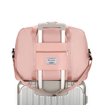 New Large-Capacity Satchel Short-Distance Travel Bag for Women, Fashionable Lightweight Luggage Bag for Men, Business Trip Storage Boarding Bag