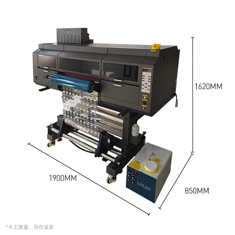 Digital Uv Crystal Label Printer Roll Laminated Mooncake Box Wine Bottle Glass Personalized 3D Label Sticker Logo