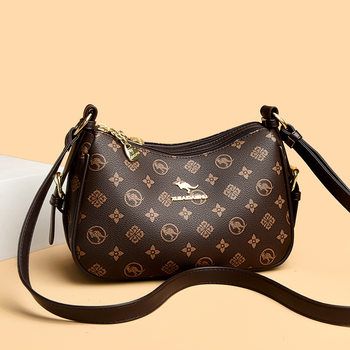 Women's Bag 2025 New Women's Bag Shoulder Crossbody Bag Fashionable and Easiest for Match Printed Middle-Aged and Elderly Mom Bag